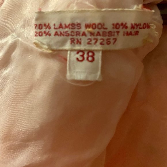 Classic Vintage Beaded Sleeveless  Mock Turtleneck Sweater  ~ Size 8 - Picture 8 of 8